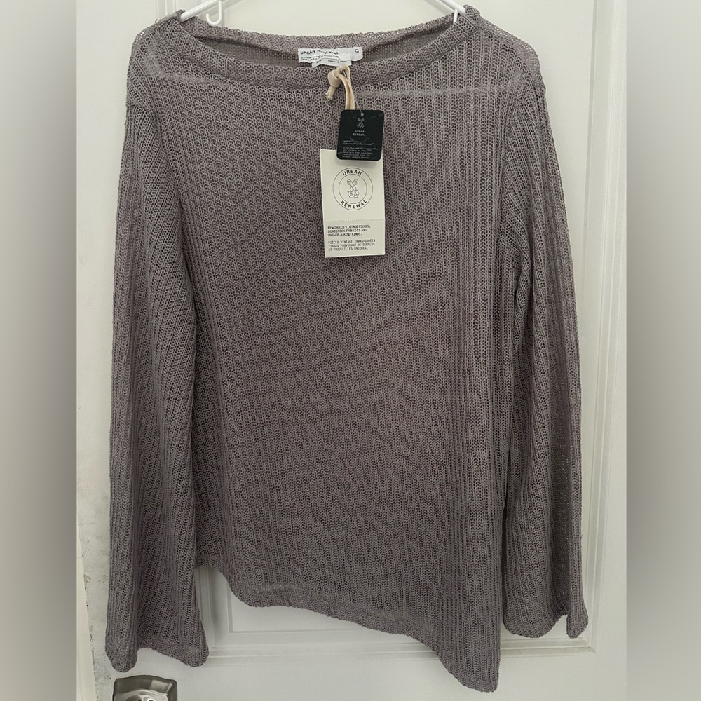 Urban Outfitters Taupe Knit Top